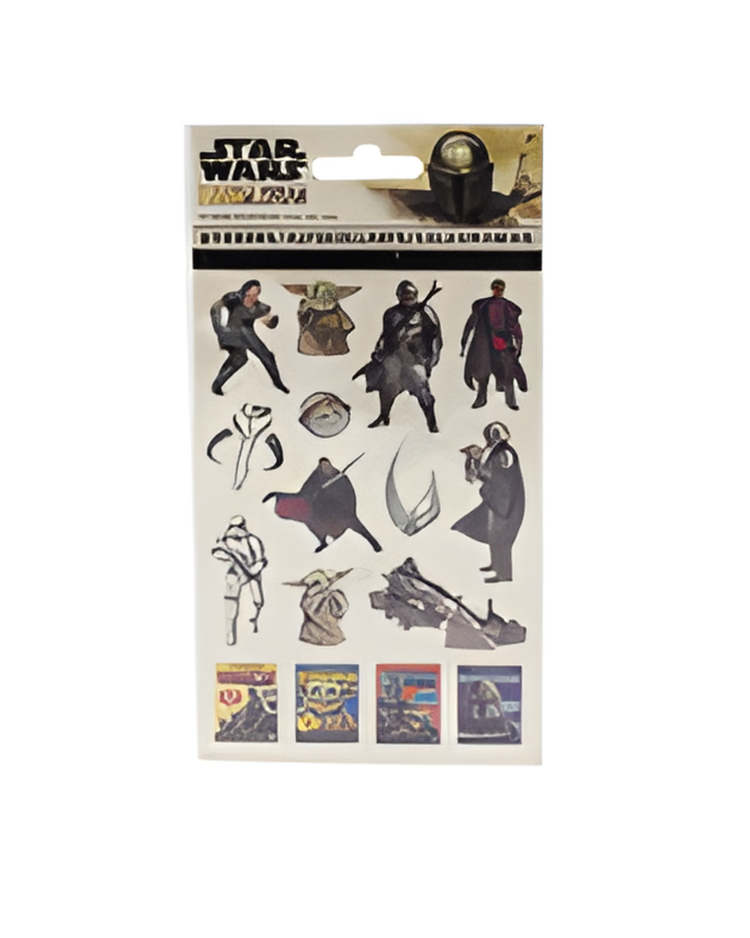 STICKERS,4sht MANDOLORIAN 2