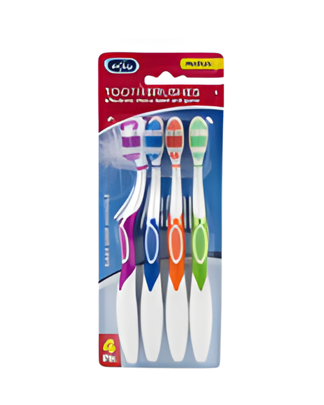TOOTHBRUSH,4pk EASY GRIP