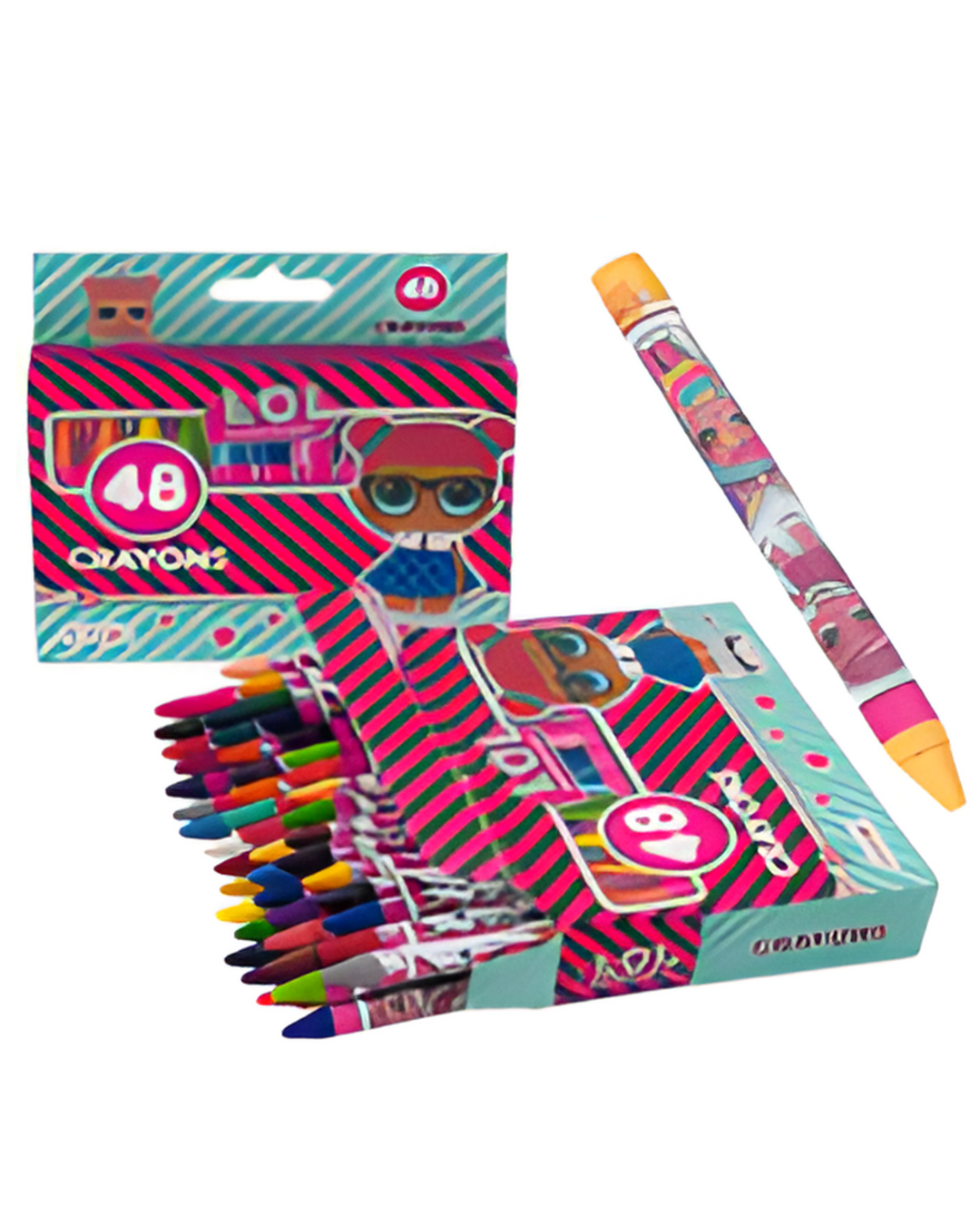 CRAYONS,48ct LOL SURPRISE