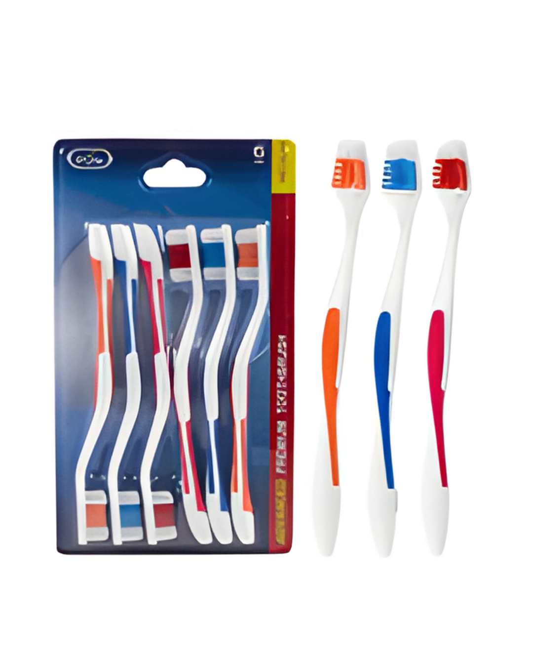 TOOTHBRUSH,6pk MED ORGNL STYLE