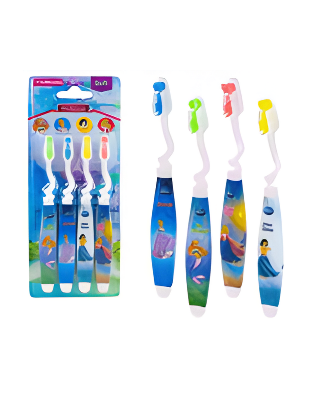TOOTHBRUSH,4pk PRINCESS  SOFT