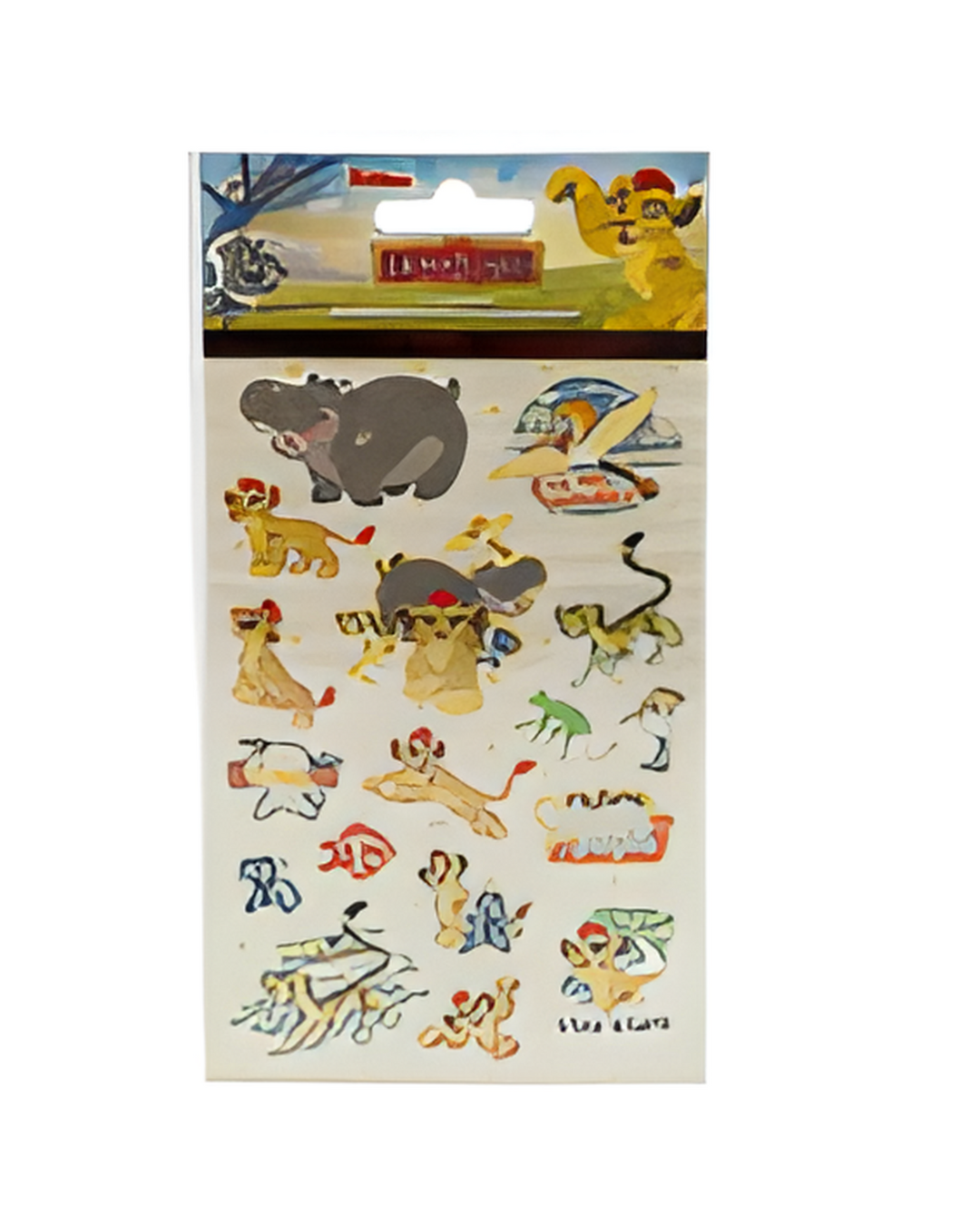 STICKERS,4sht LION GUARD