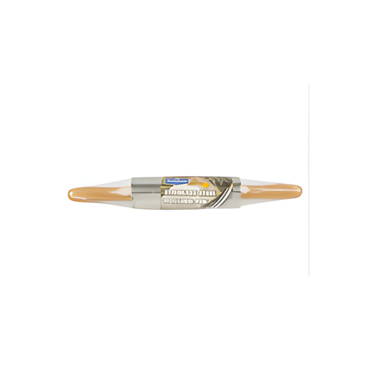 ROLLING PIN, 13"L SS+ OAKWOOD
