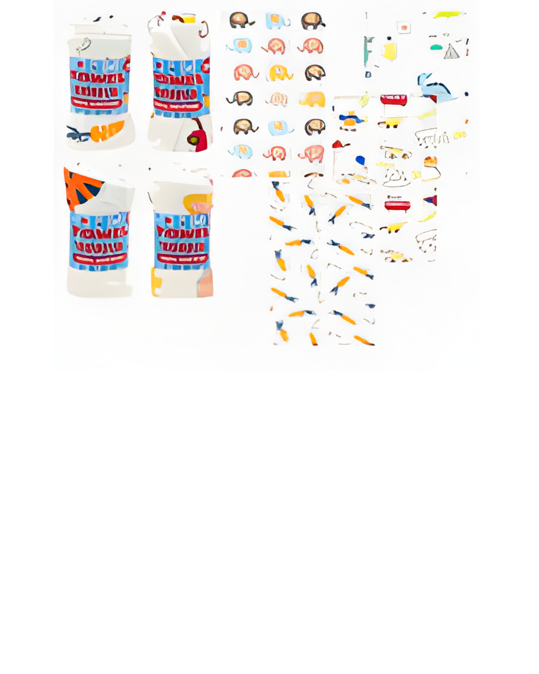 TOWEL,20"L 1pc 4AST CLRS