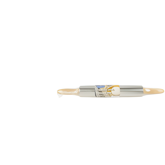 ROLLING PIN, 17"L SS+ OAKWOOD