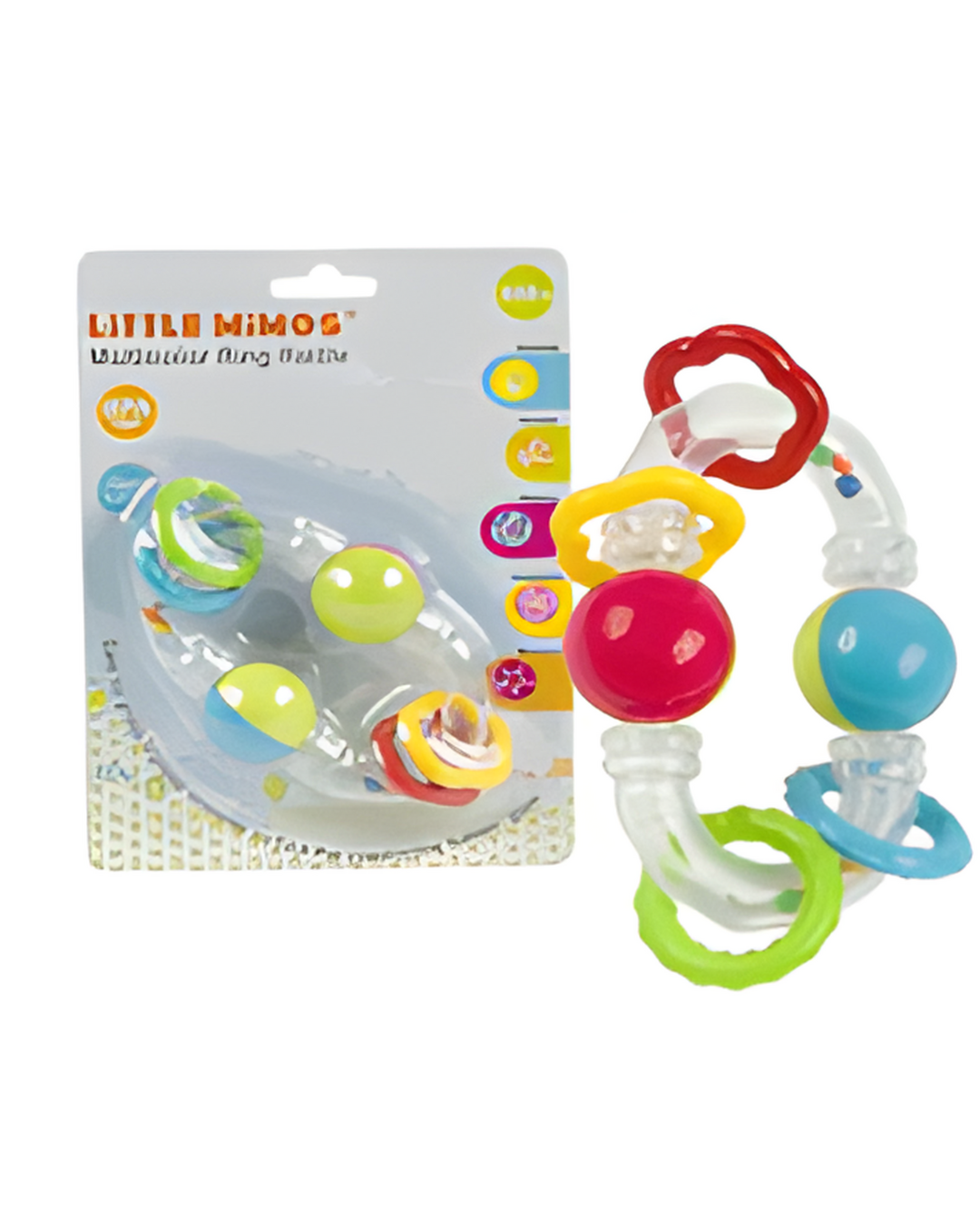 RATTLE,MULTICOLOR ZIG ZAG