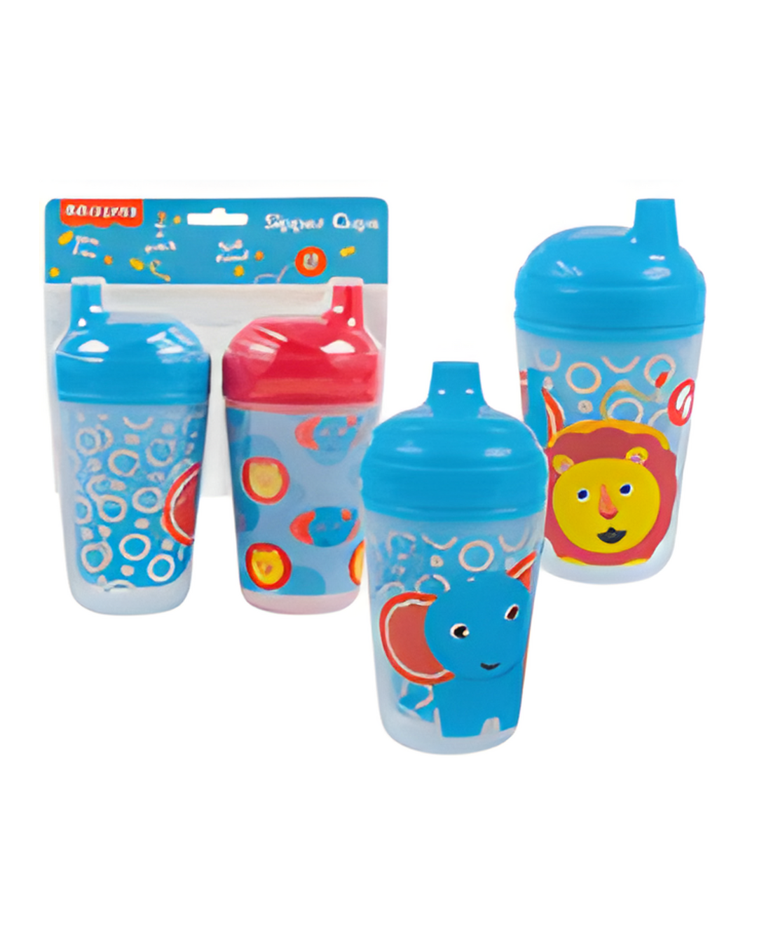 SIPPY CUP SET,2pk8oz SWEET ANI