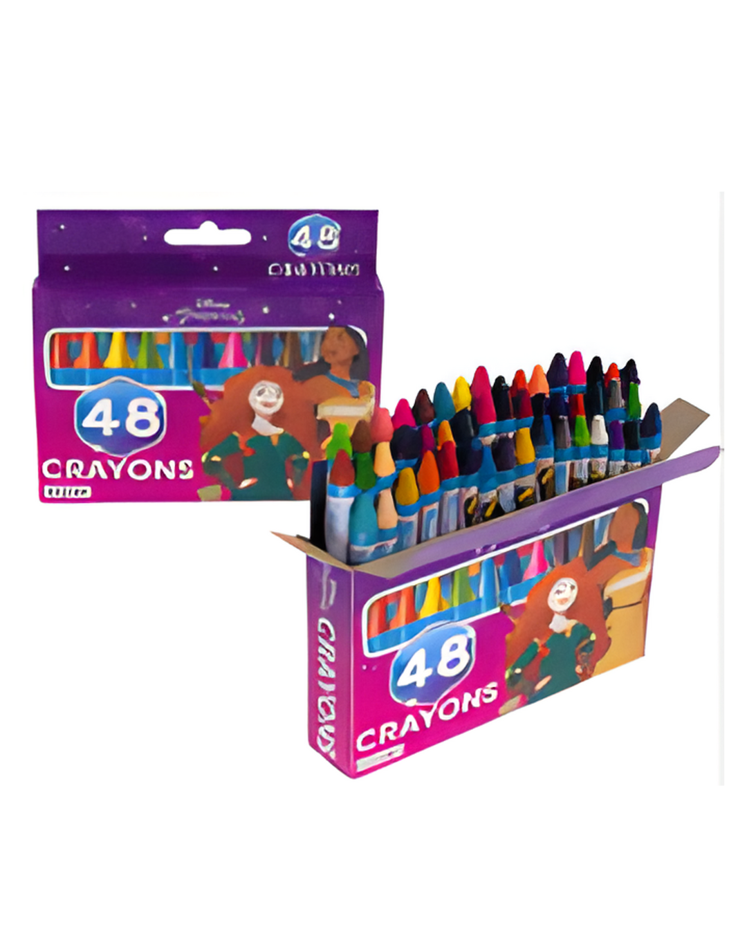CRAYONS,48ct DISNEY PRINCESS