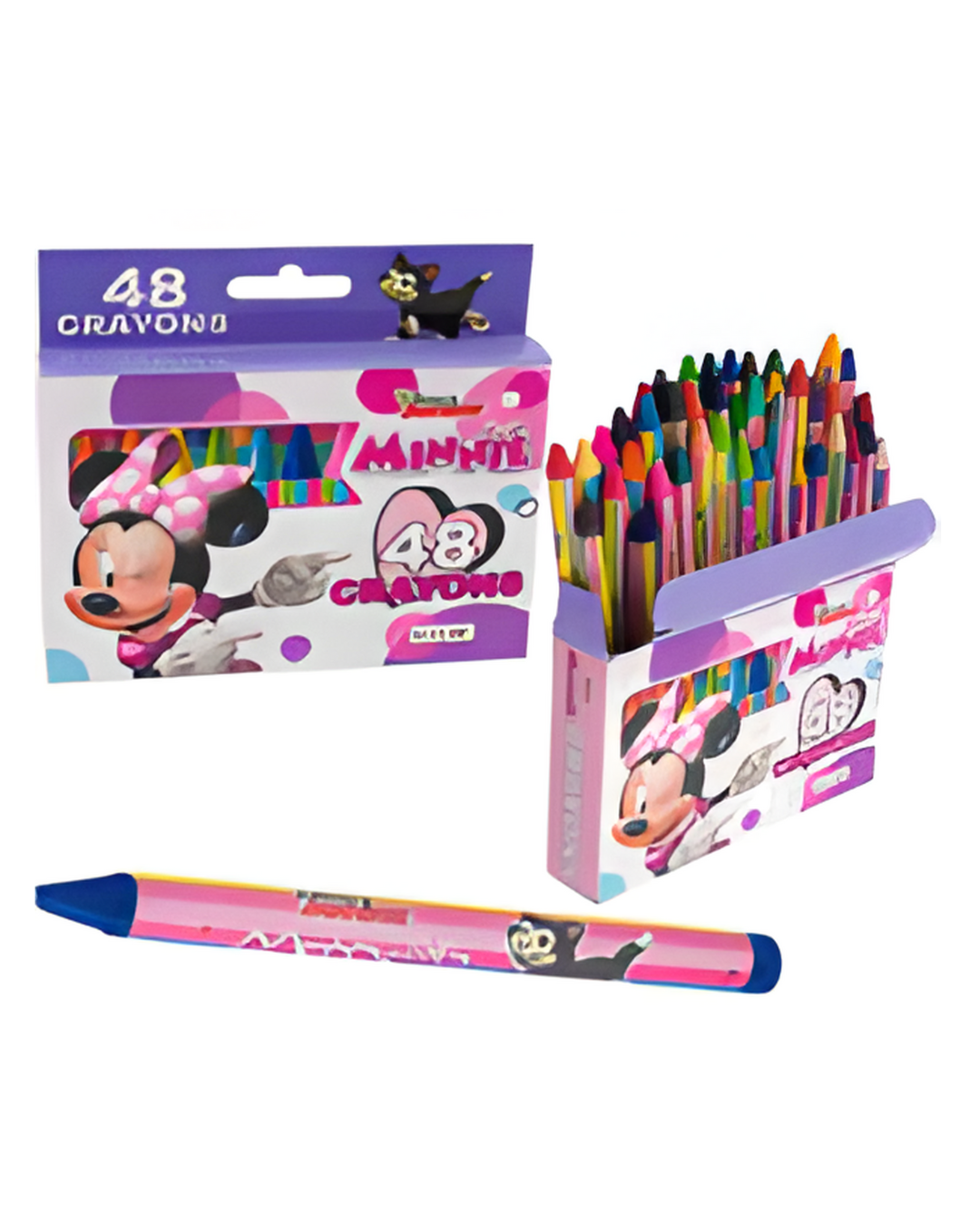 CRAYONS,48ct MINNIE MOUSE