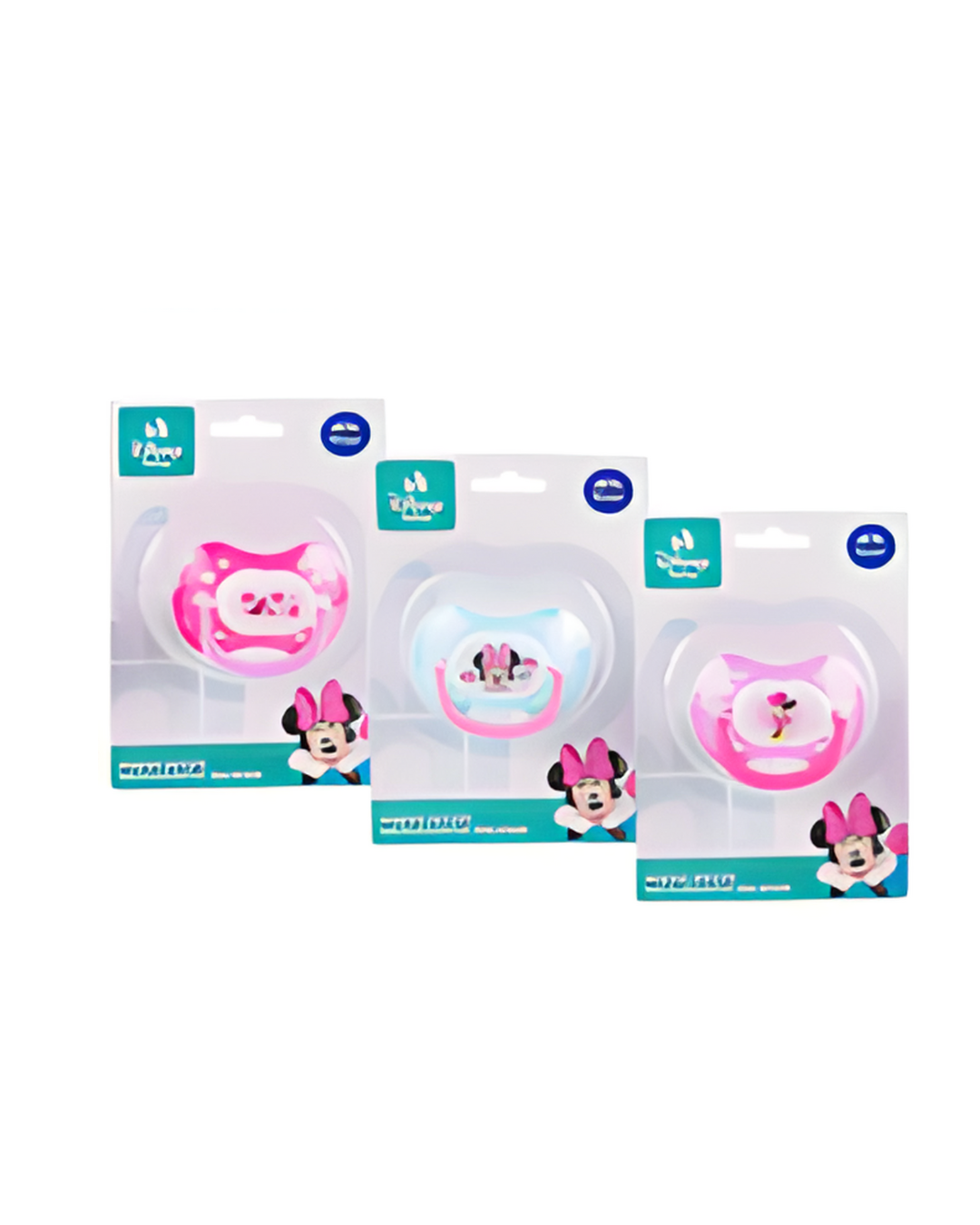 PACIFIER,MINNIE MOUSE 3ASST