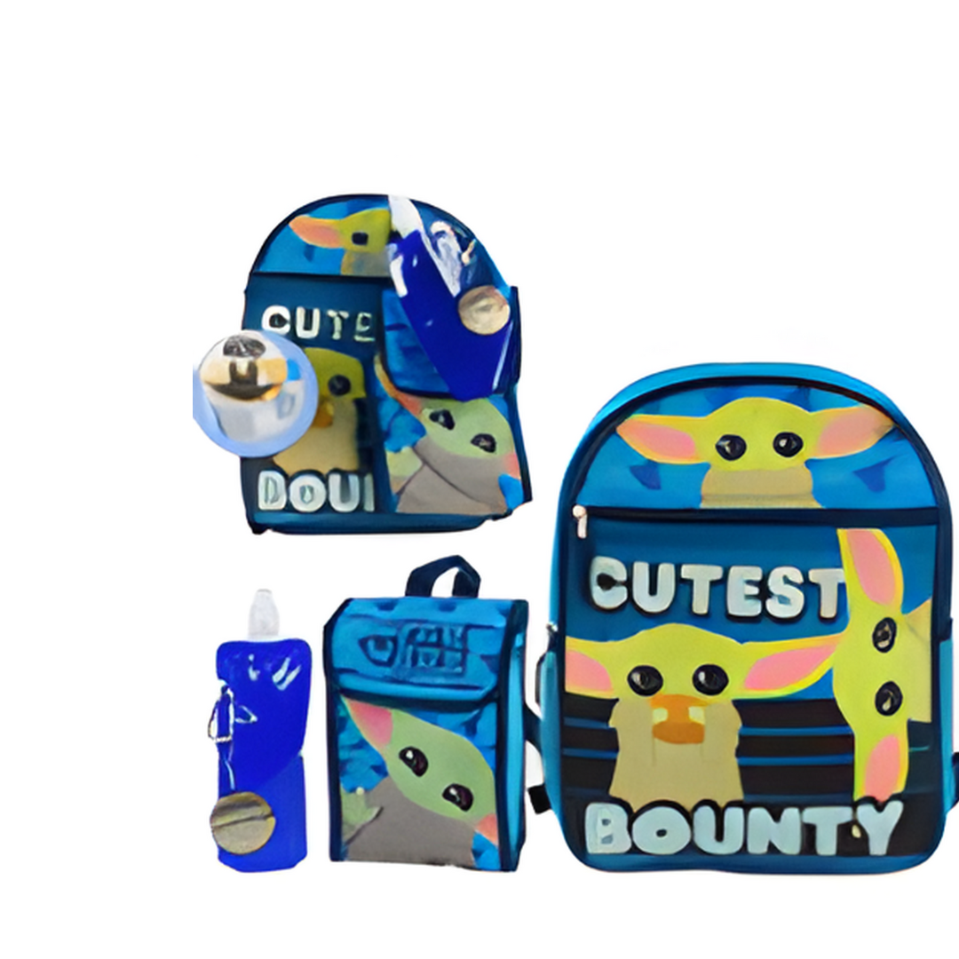 BACKPACK SET,5pc YODA