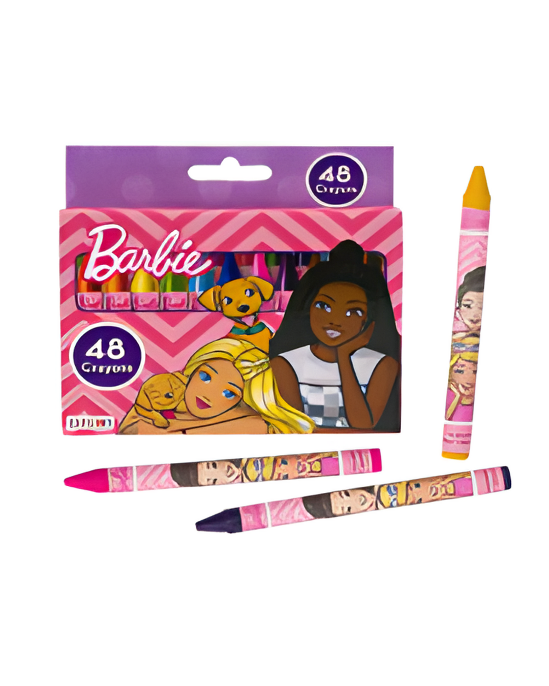 CRAYONS,48ct BARBIE