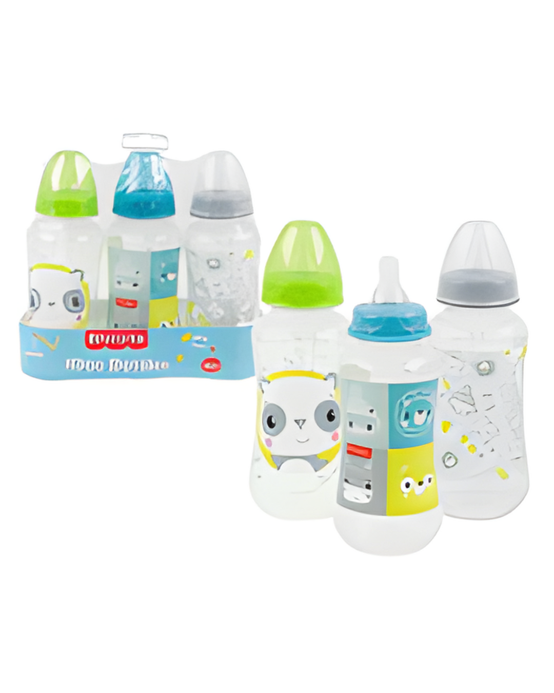 BOTTLES,10oz3pkPANDA&FRIENDS