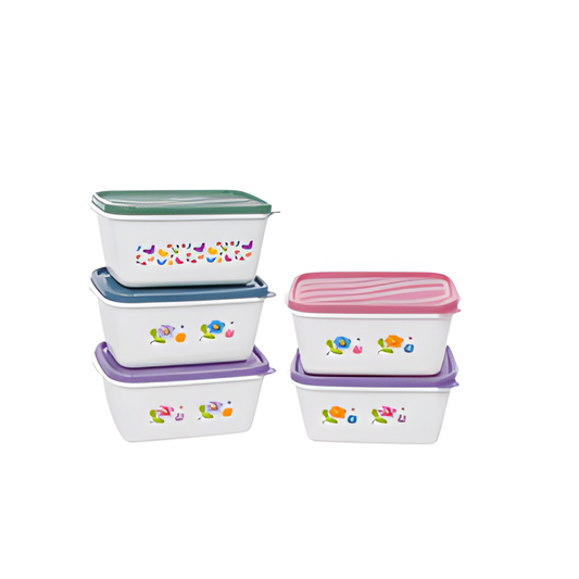 CONTAINER,1250ml RectWHTwFRUIT