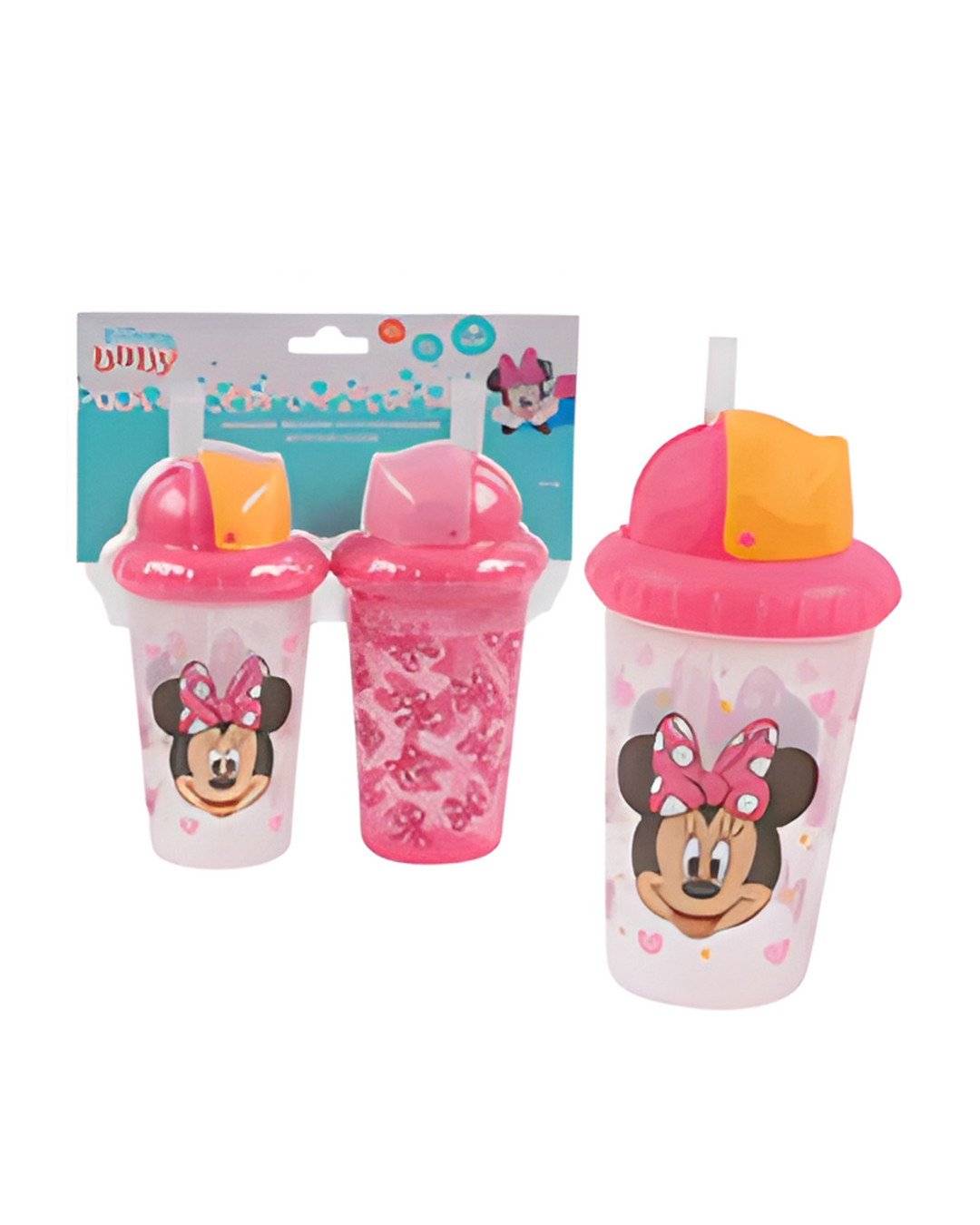 SIPPY STRAW CUP,2pk10ozMINNIE