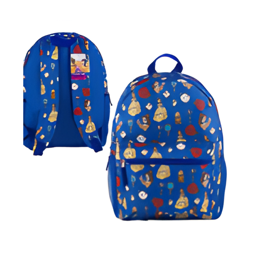 BACKPACK,16"AOP PRINCESS BELLE