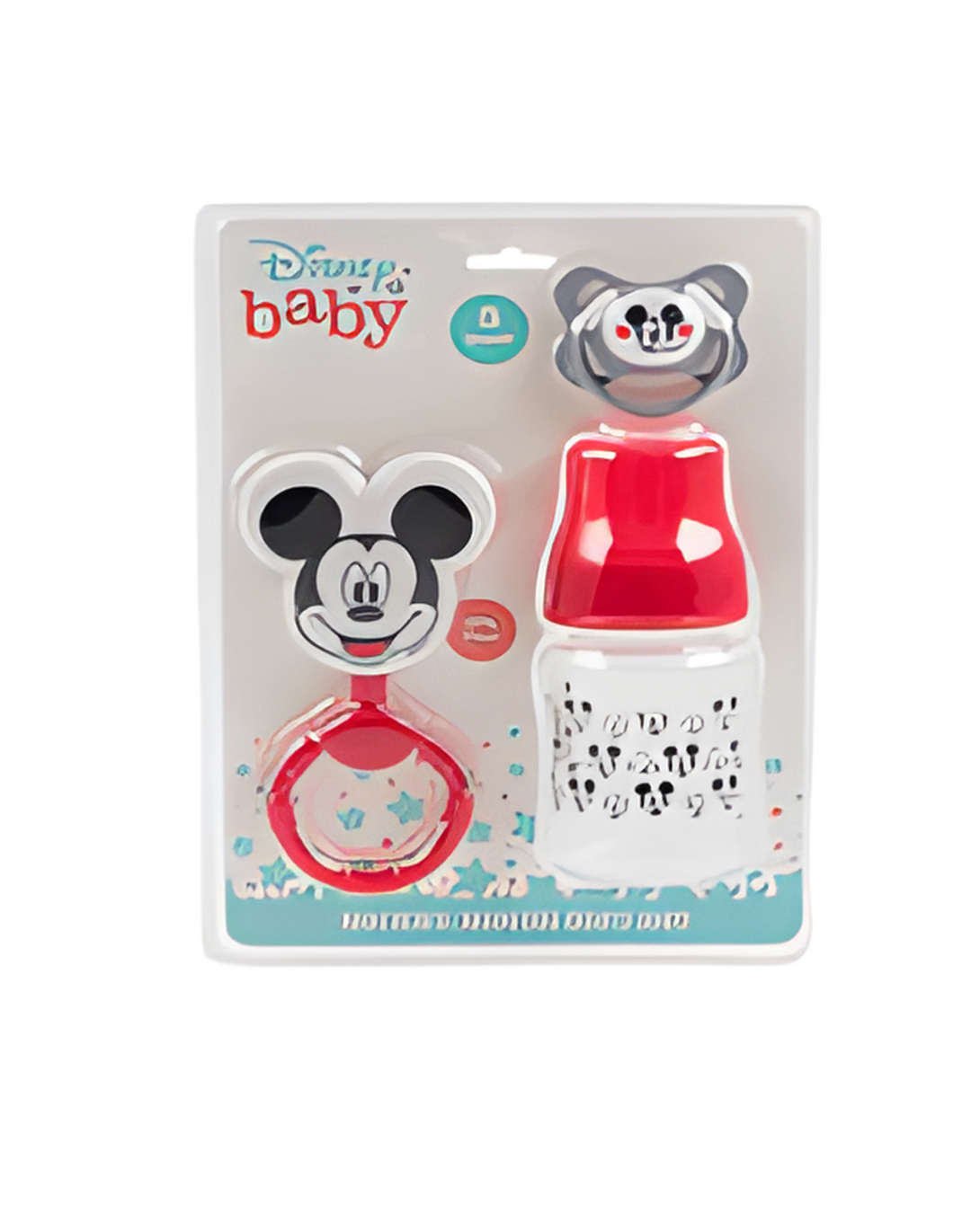 RATTLE BOTTLE PACIFIER,3pc MIC