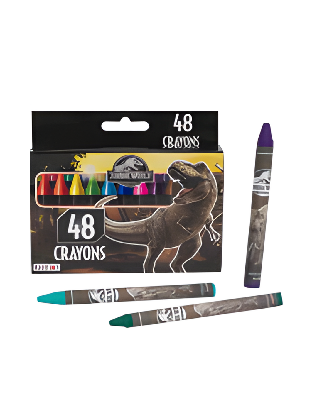 CRAYONS,48ct JURASSIC WORLD