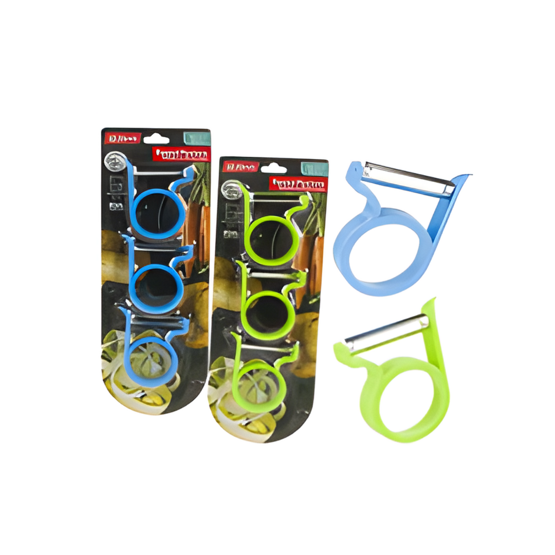 PEELER SET,2.2" 3pc AST CLRS