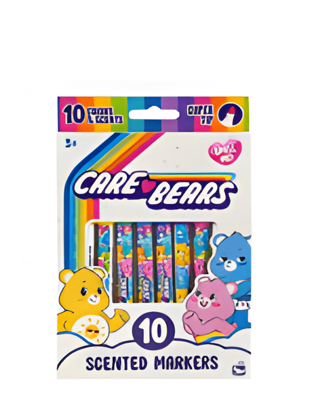 MARKER SET,10pc CAREBEARS SUPE