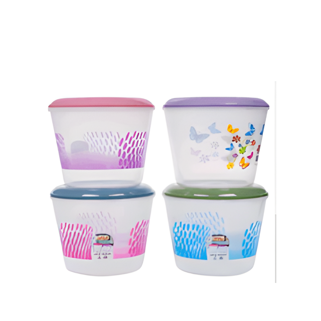 CONTAINER,7500ml CLRwPRNT FLWR