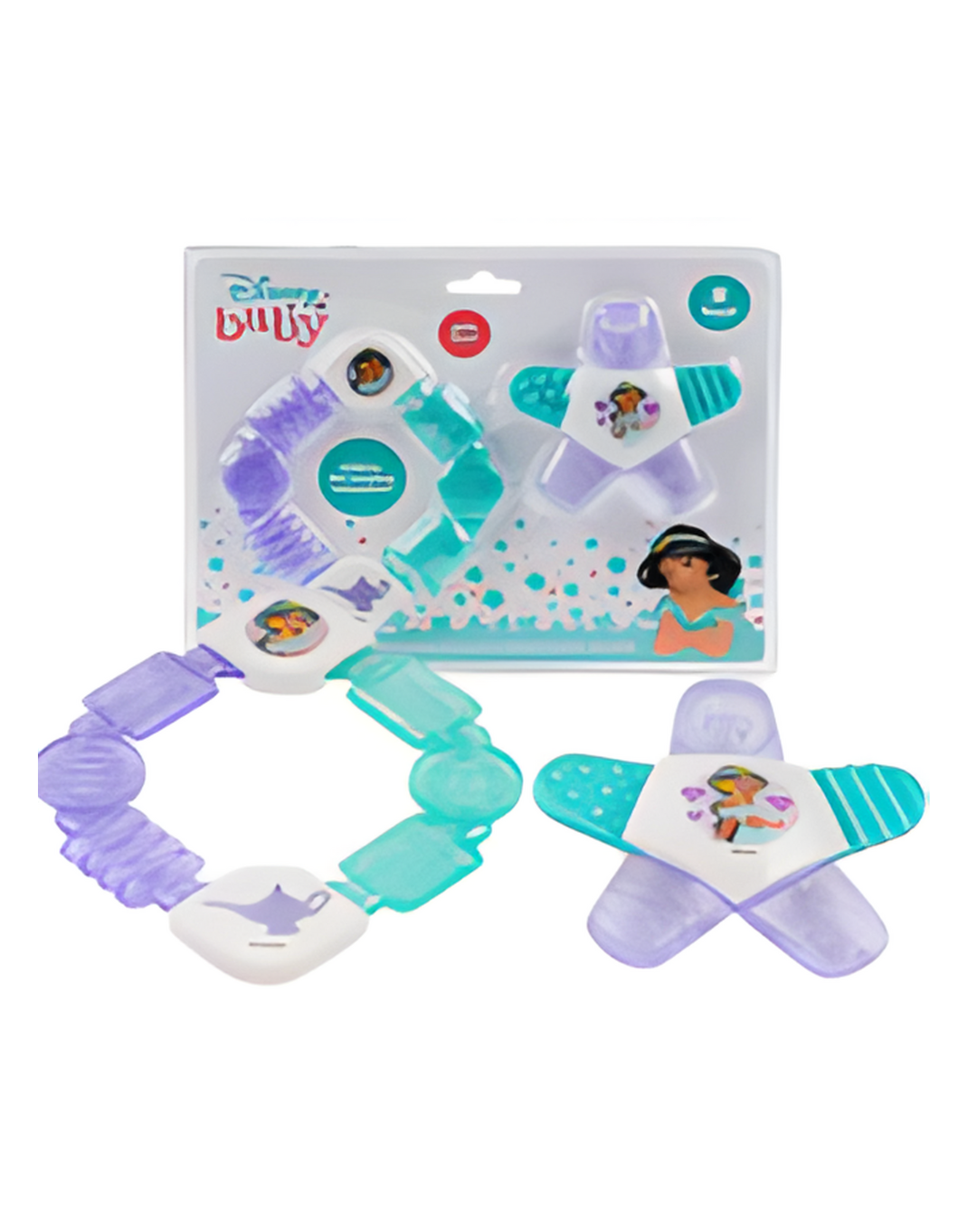 TEETHER,2pkWATER DISNEY PRINCE