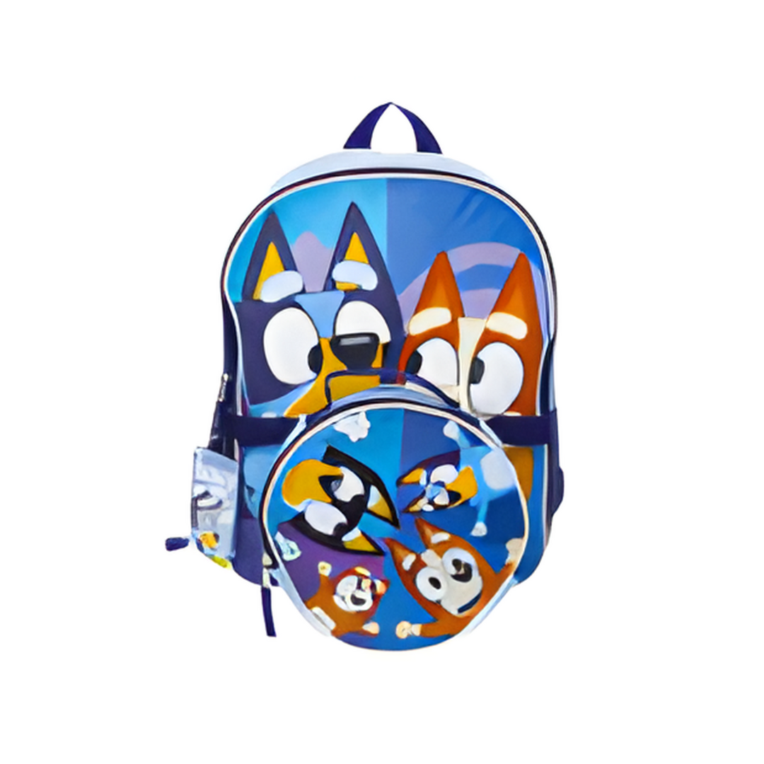 BACKPACK,15"BLUEY wLunchBag-BL