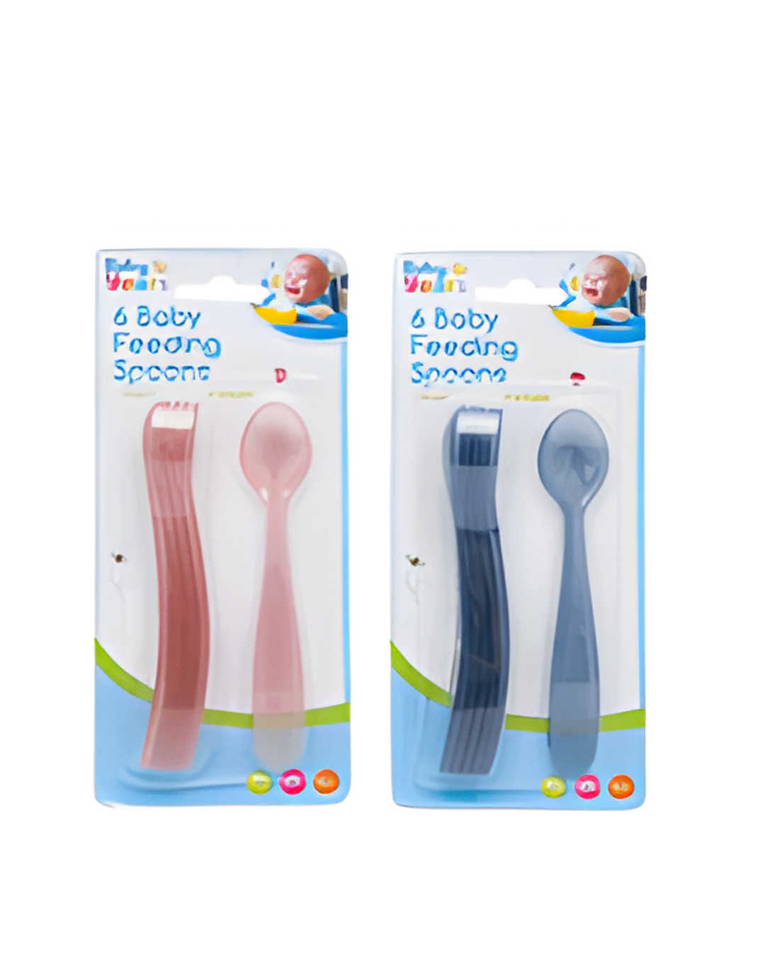 BABY FEEDING SPOONS,6pk 5 SIDE