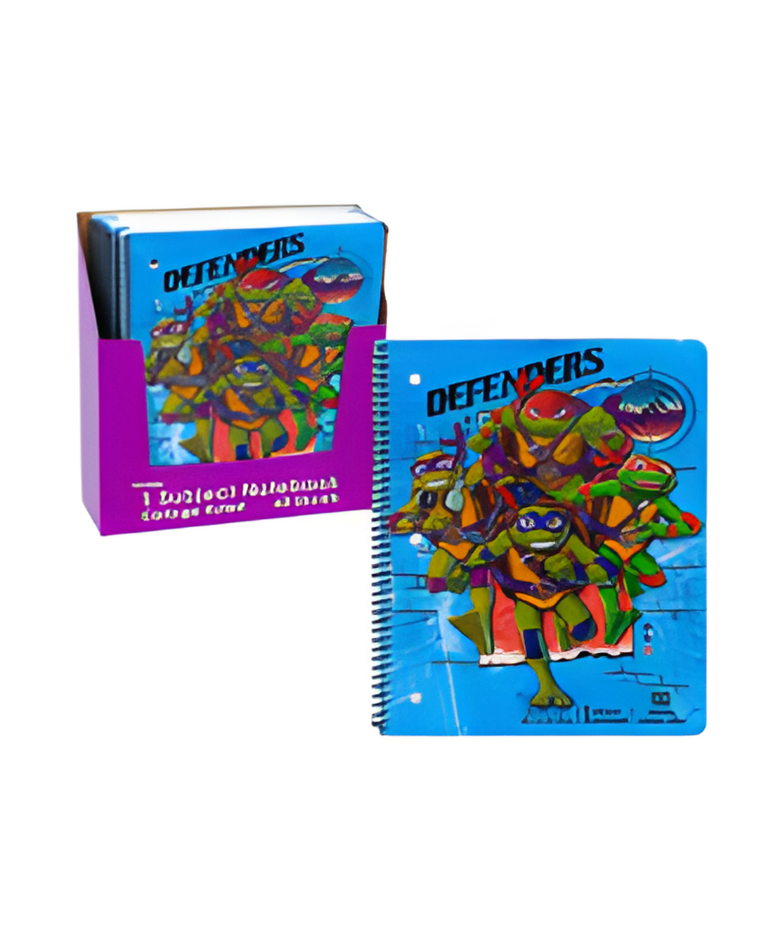 NOTEBOOK,60ctTMNT THEMEBK PDQ