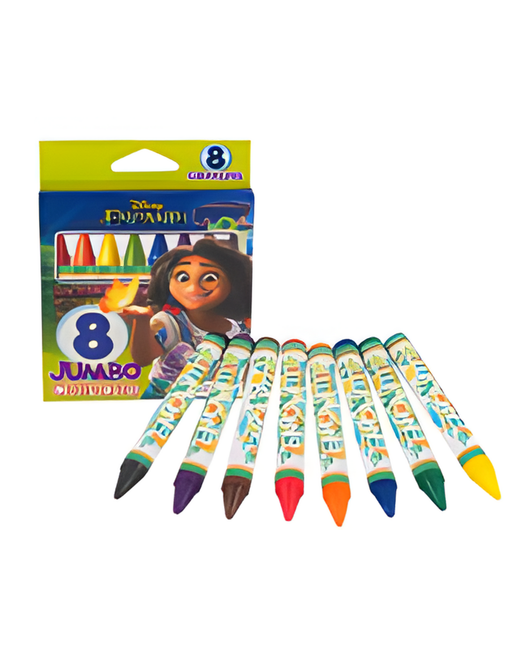 CRAYONS,8ct JUMBO DIS ENCANTO