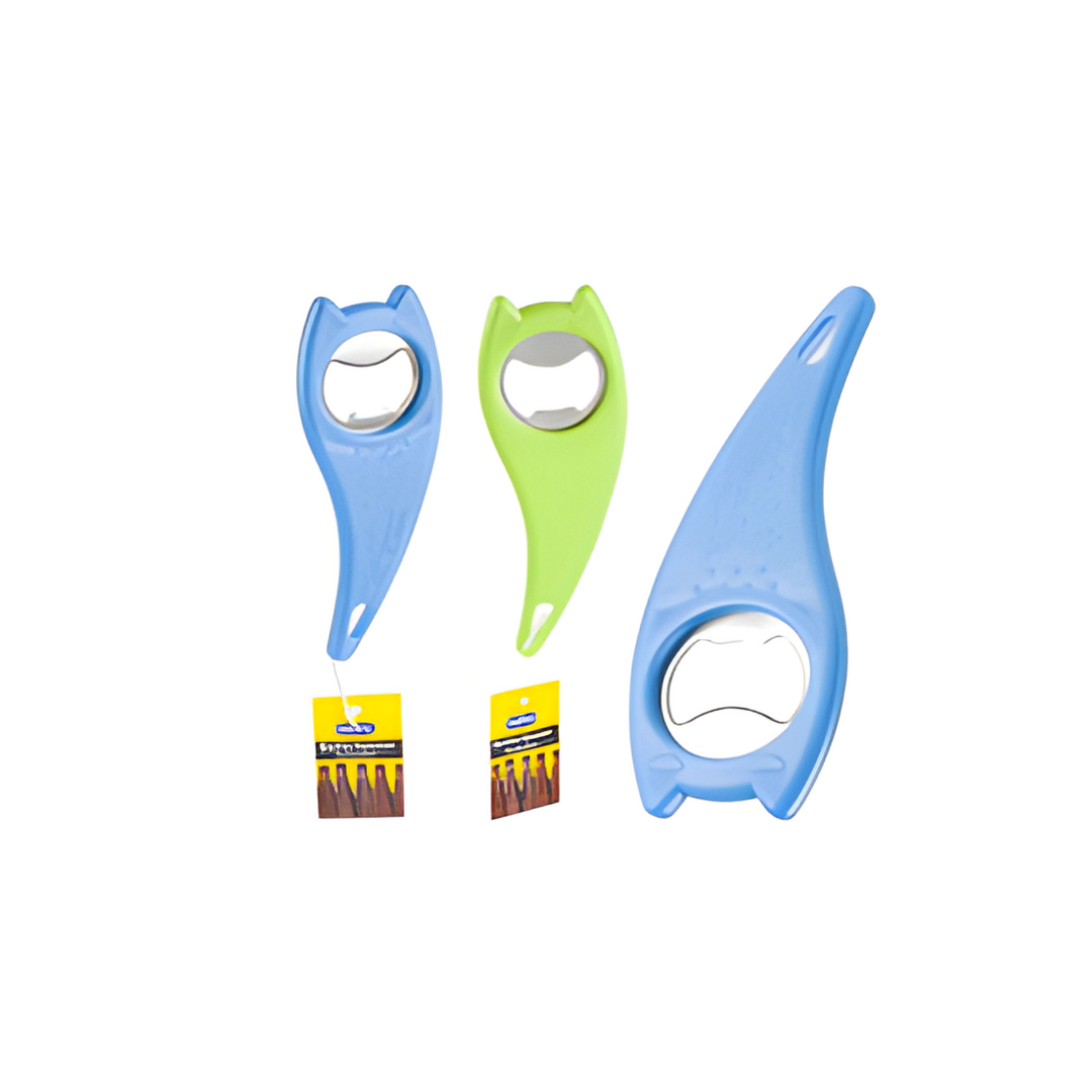 BOTTLE OPENER,5"  AST CLRS