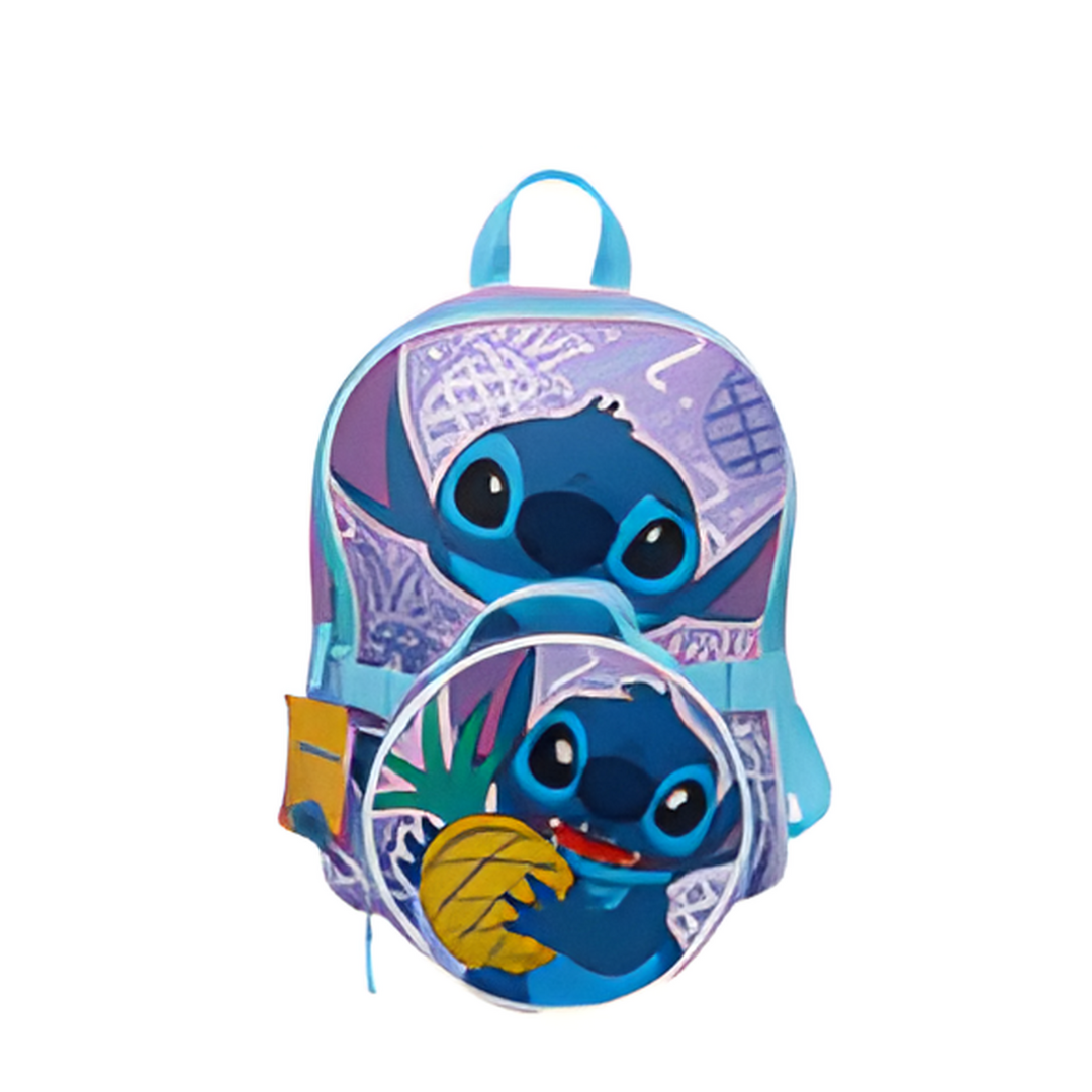 BACKPACK,15"STITCHwLunchBag