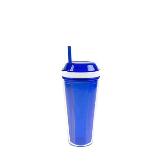 TUMBLER,23ozDblWALLwSTRAW