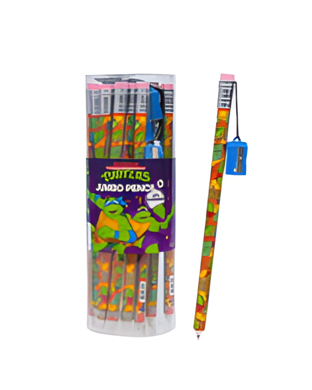 PENCIL,JUMBO TMNTw/SHARPENER