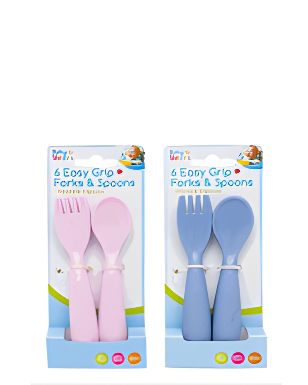 FORKS&SPOONS EASY GRIP,6PC SET