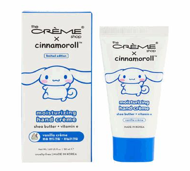 Cinnamoroll Hand Creme 50ml – Moisturizing, Softening Lightly Scented