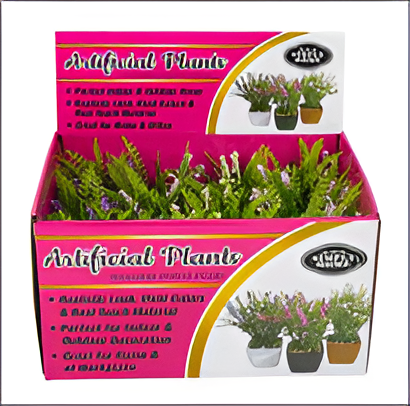 Realistic Decorative Greenery Artificial Lavender Plant 6-Inch