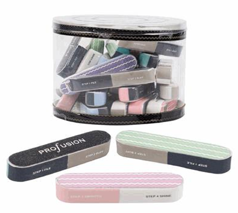Nail Buffer 6-in-1, Assorted Colors