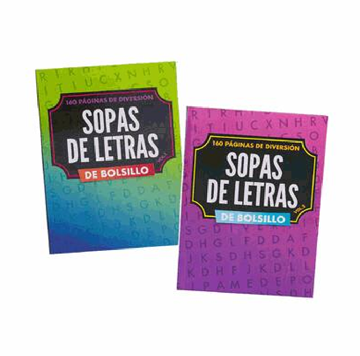 Spanish Word Search Puzzle Book – 160 Pages Sopas de Letras