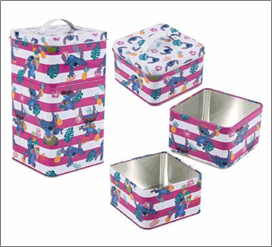 Canister 3-Stacking with Knob – Stitch Design