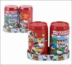 Salt & Pepper Shaker 4"H – Hello Kitty Design