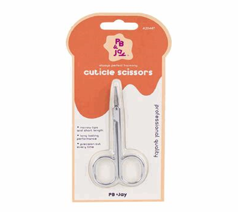 Silver Cuticle Scissors 1pc – LaColors