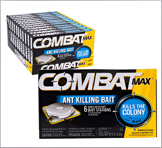 Combat Max Ant Killing Bait 6-Count – Indoor Ant Killer Traps for Colony Elimination