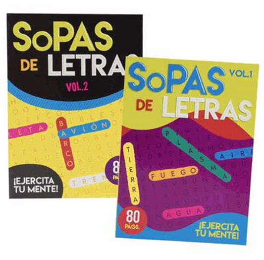 Spanish Find a Word Puzzle Book – 80 Pages