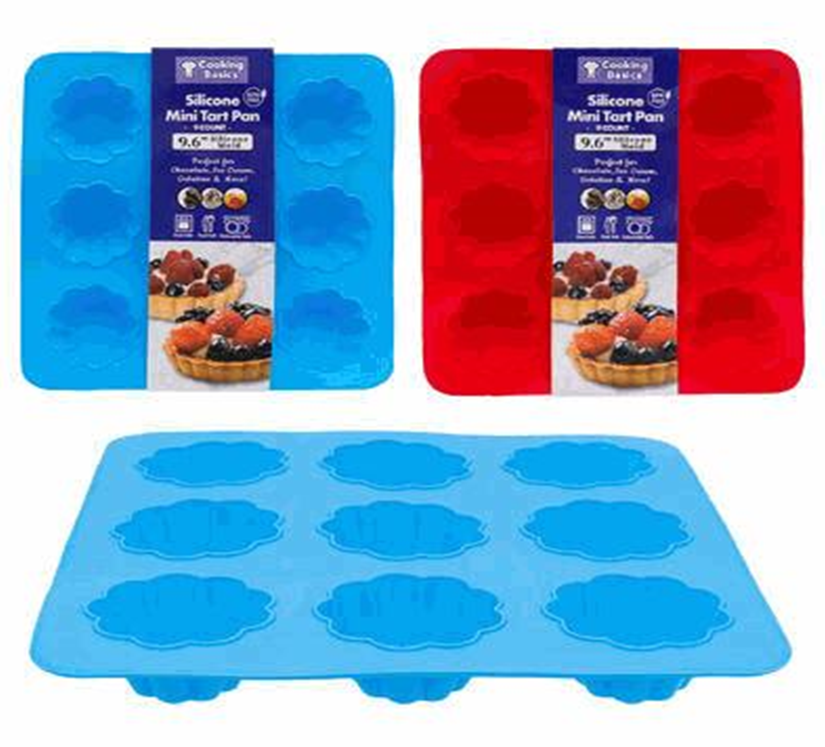 9 Mold Silicone Baking Tray – 9.6" Round Cake & Dessert Mold