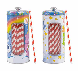 Straw Holder 8.25"H – Care Bears Design