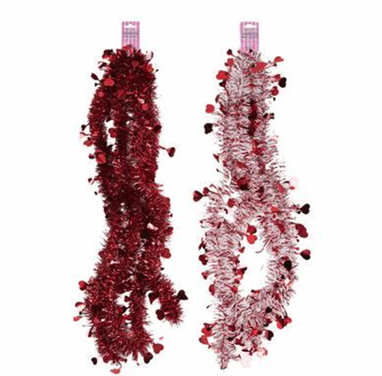 9ft Valentine Garland, 2 Assorted