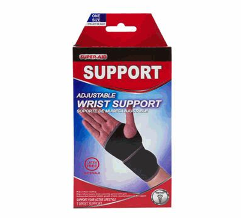 Adjustable Wrist Support Band – One Size Compression Brace for Comfort