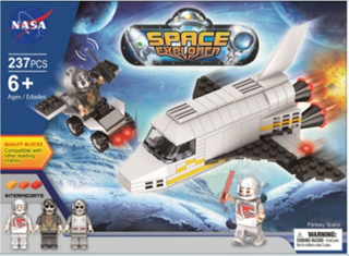 NASA Space Explorer Building Blocks Set – 237-Piece