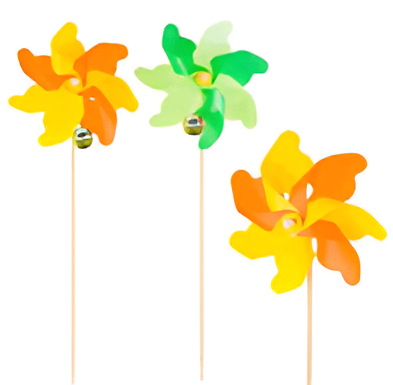 Garden Stake Decor 29" Pinwheel Accent